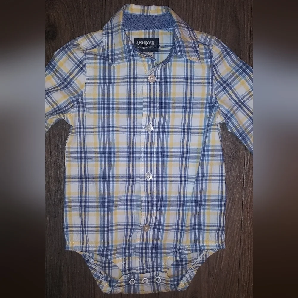 OshKosh B'Gosh Baby Boys' Long-Sleeve Bodysuit